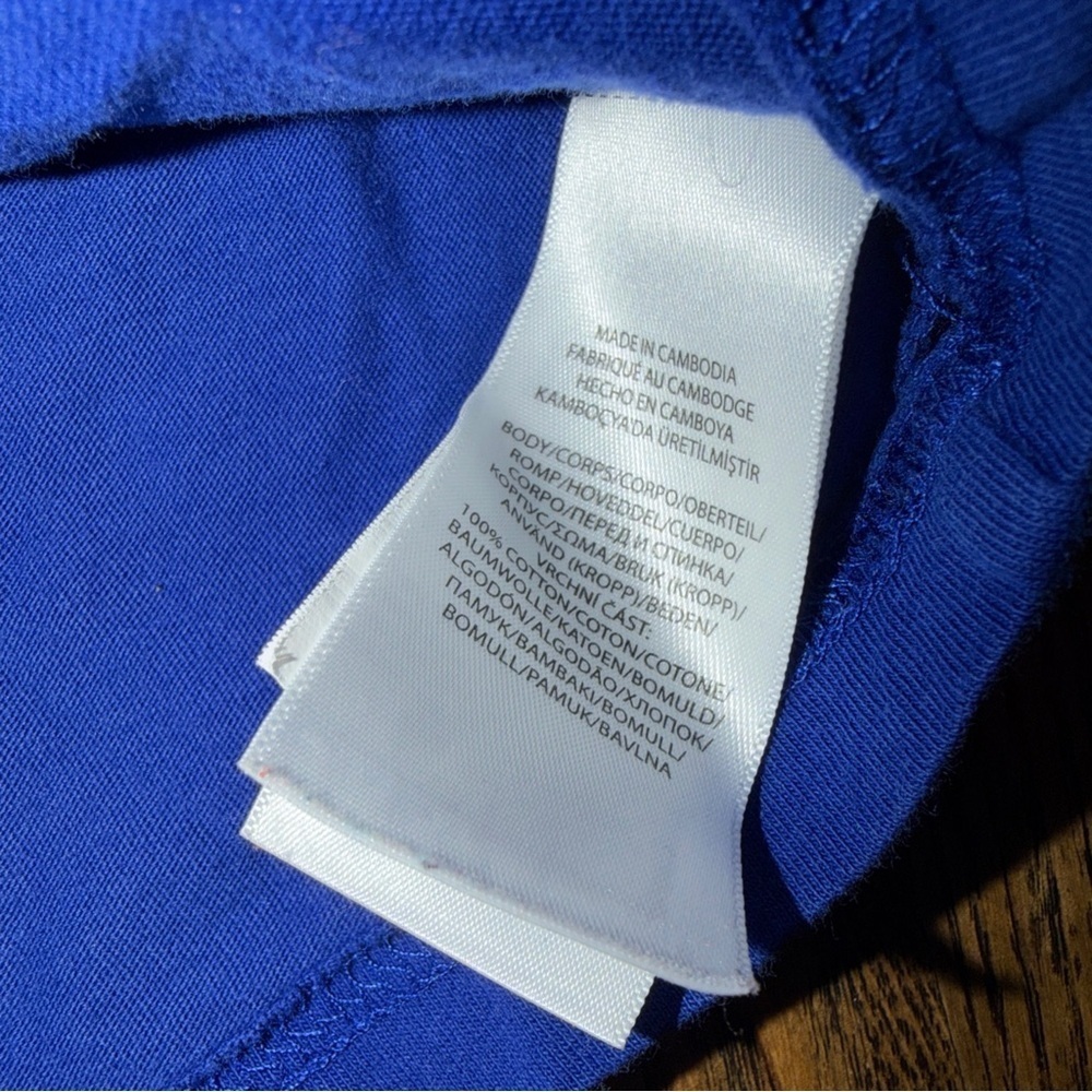 Ralph Lauren Kids Long Sleeve Shirt with Polo Bear in Blue and Yellow - Picture 2 of 5